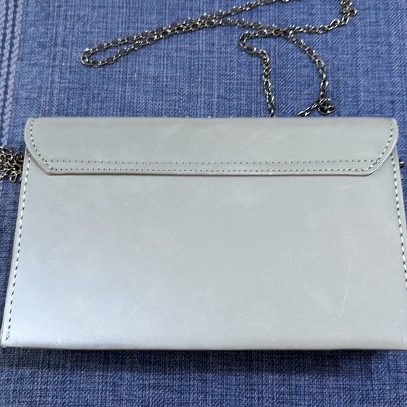 Steve Madden silver clutch - Picture 3 of 5